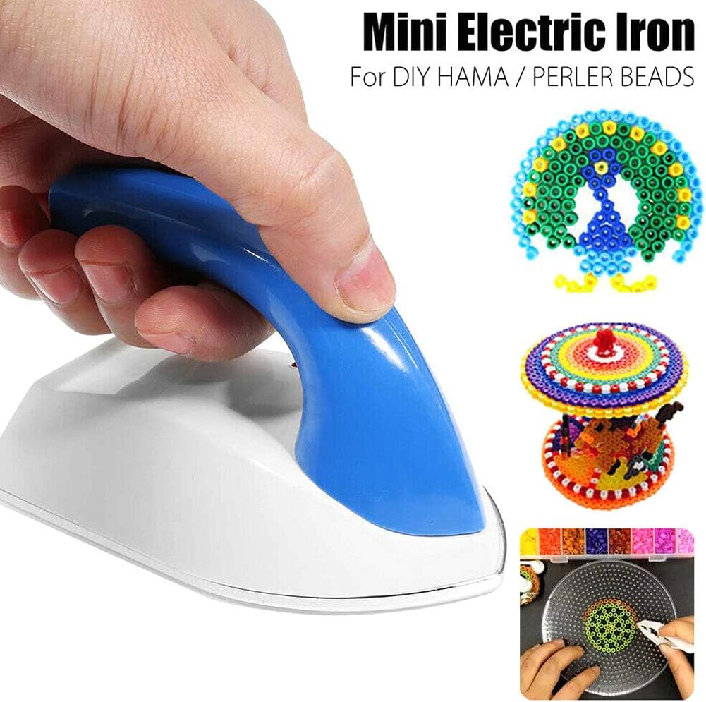 Lamoreco Compact Non-Stick Soleplate Travel Iron, Ergonomic Compact Non Stick Constant Temperature Mini Electric Iron Portable Travel Tool