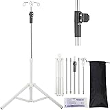 Crilealym IV Pole Portable,46 to 86In Telescopic IV