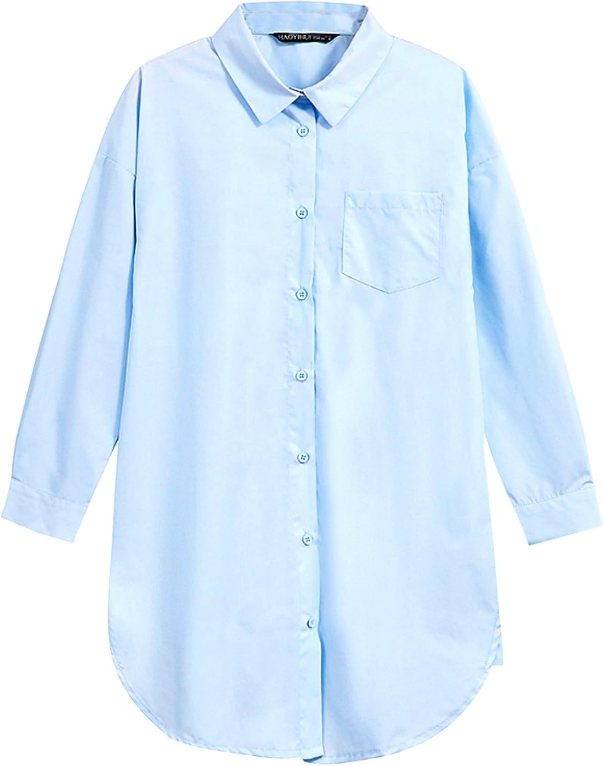 long boyfriend shirt dress