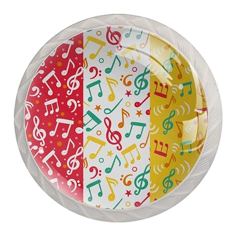 Kommodenknäufe mit bunten Streifen aus Kunststoff, dekorativer Schrank