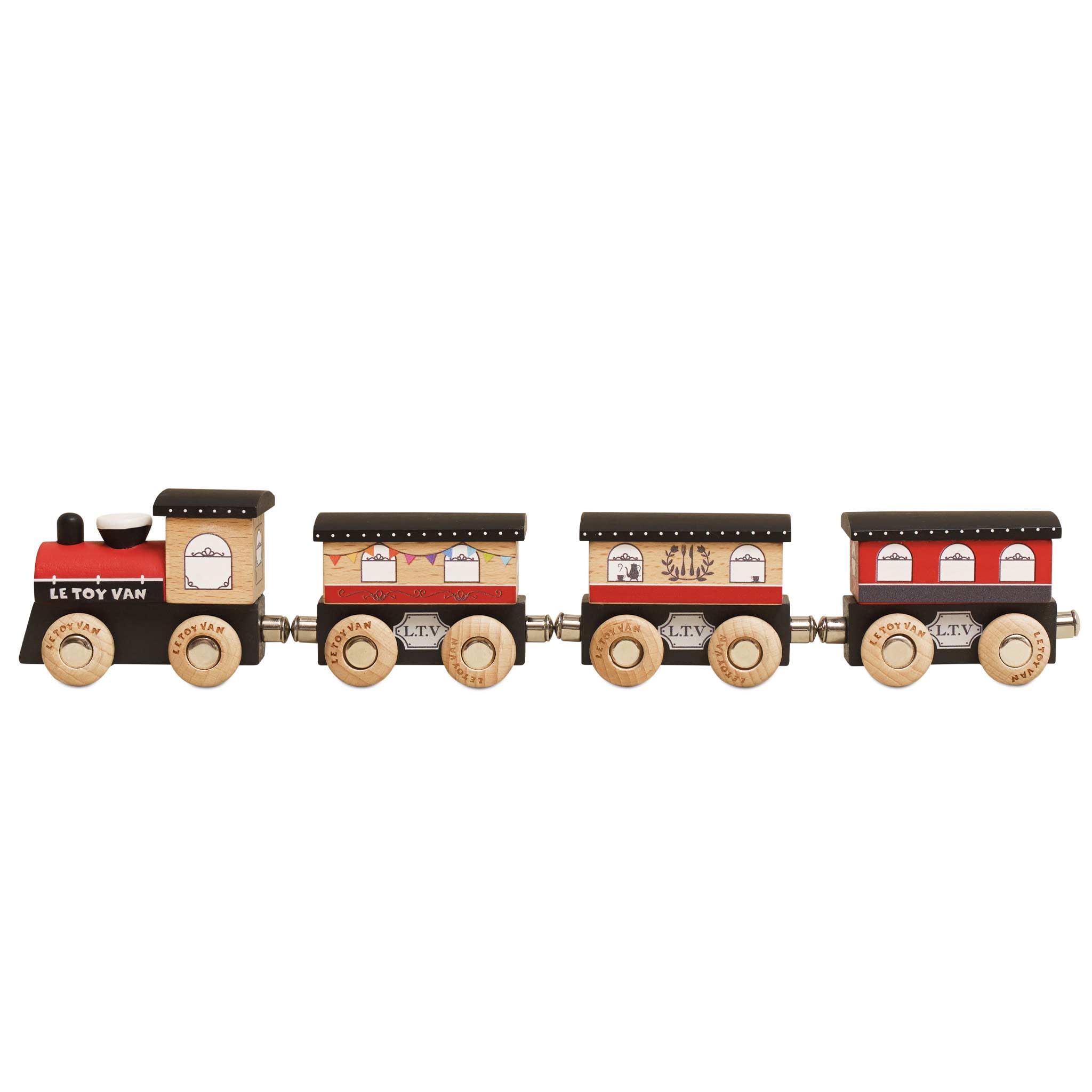 Le Toy Van Childrens Royal Express Passenger | Classic Wooden Set for Toddlers Ethically Made and as A Gift | Suitable for Ages 3+, TV710, Red Train