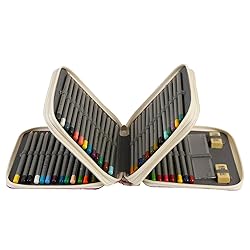 Lbxgap Portable Colored 168 Slots Pencil case