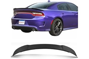 KKoneAuto Rear Trunk Spoiler Compatible with 2011-2021 Charger Hellcat Style SRT Rear Spoiler Wing Lip Matte Black