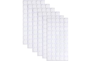 Teskyer 300 Pcs Double Sided Sticky Dots Stickers, Clear Removable Round Putty No Trace Sticky for Festival Decoration, Poste