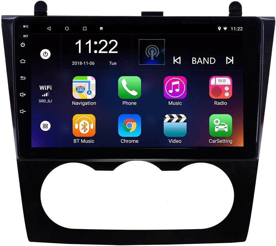 9 inch HD Touchscreen Android 8.1 Car Player for Nissan Teana ALTIMA 2008-2012 Manual A/C with GPS Navi WIFI FM USB