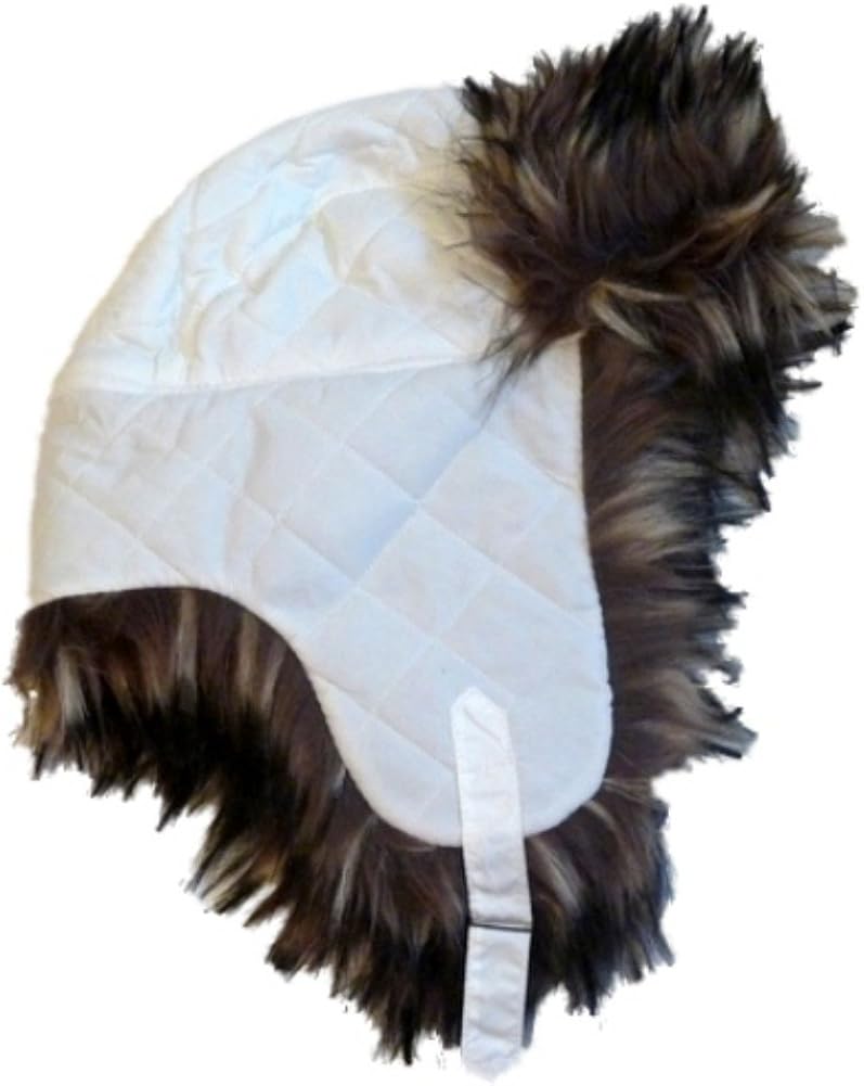 womens white trapper hat