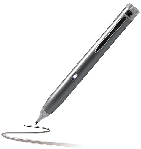 Touch Screen Pen Dell Xps 13 Navitech Grey Fine Point Digital