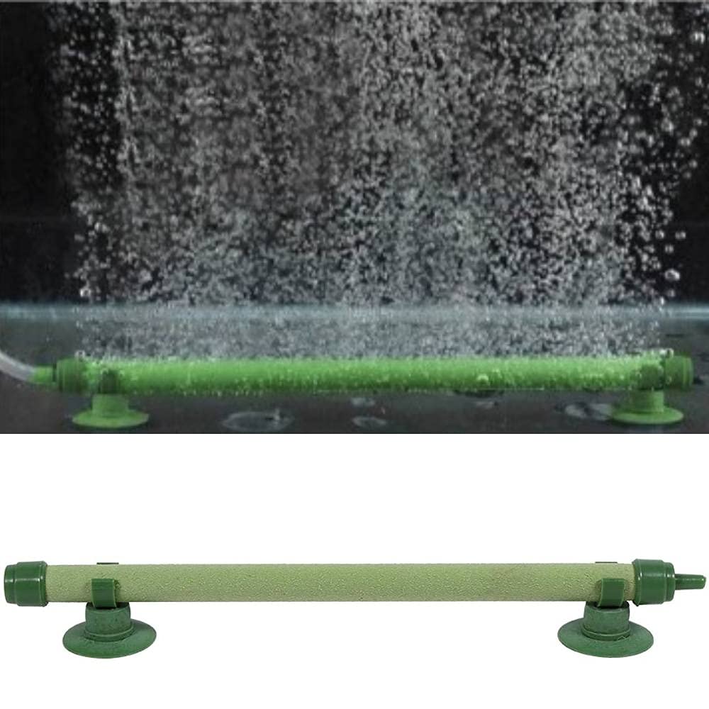 Garosa Aquarium Bubble Tube, 10 inch Fish Tank Aquarium Pump Length Aquarium Air Stone Bubble Wall Tube Oxygen Spray Aeration Tube for Fish Tank(10 inch)