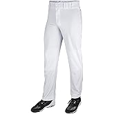 CHAMPRO Boys Open-Bottom Loose-Fit Baseball Pant with Adjustable Inseam and Reinforced Sliding Area