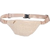 Bag for Women - Lightweight Adjustable Fanny Pack with Zipper Closure Perfect for Outdoor Activities Travel and Daily Use Beige