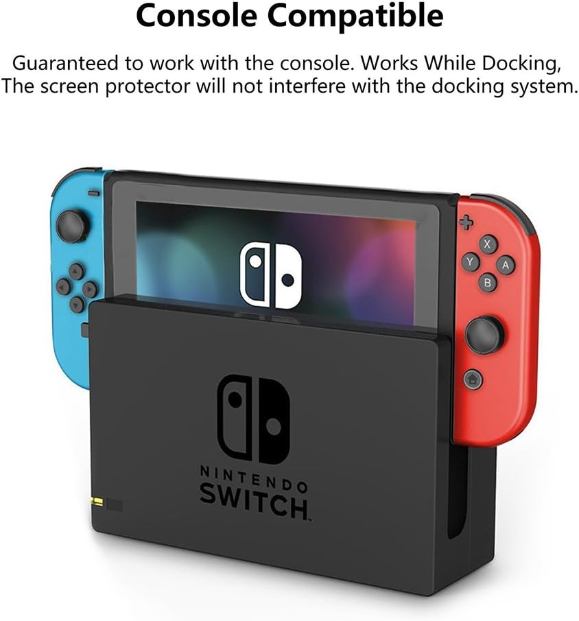 Maexus 2 Pcs Switch Screen Protector Tempered Glass Premium HD Clear Anti-Scratch Screen Protector for Nintendo Switch: Electronics