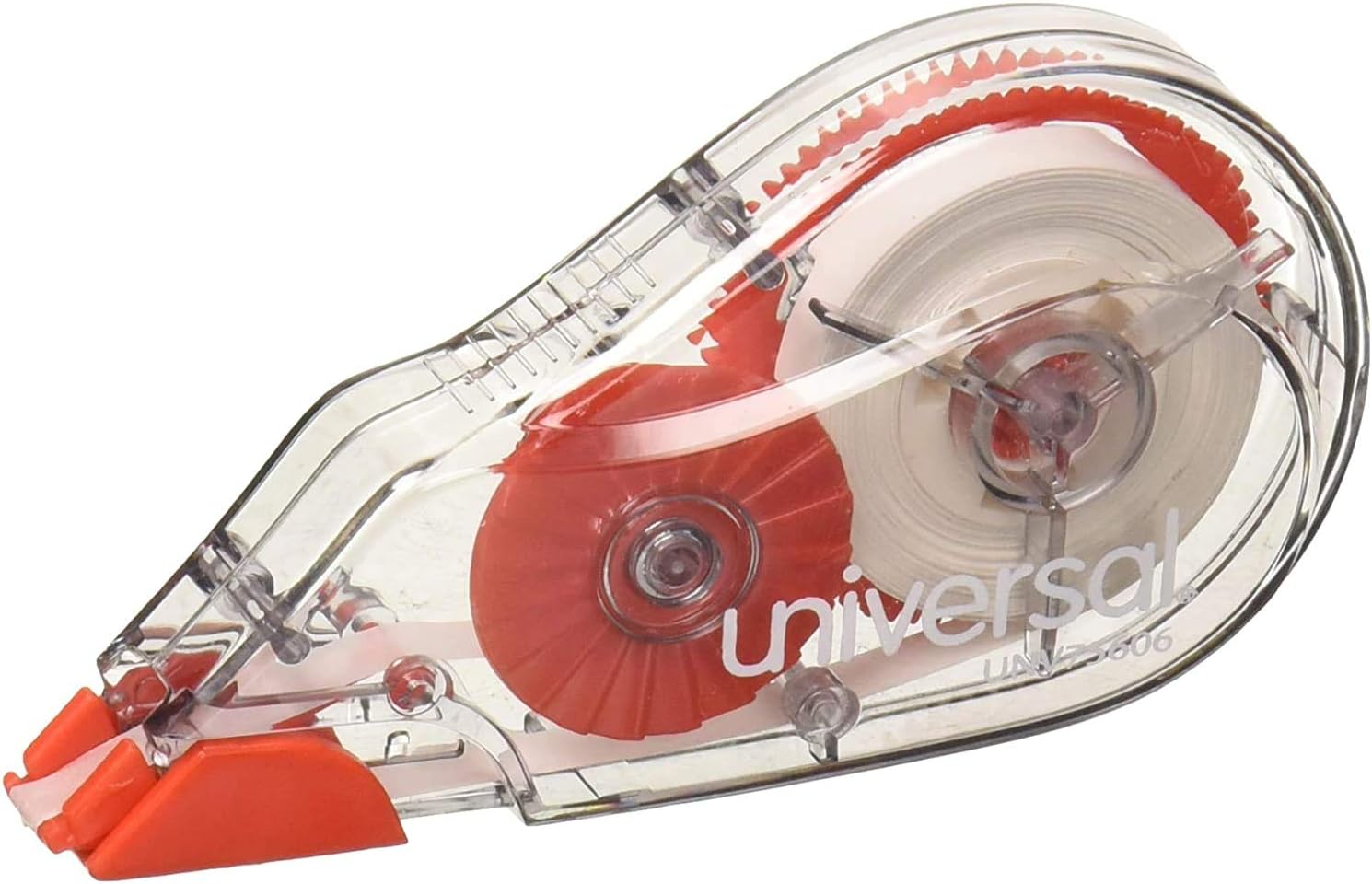 UNV75606 - Universal Correction Tape with Two-Way Dispenser, Non-Refillable, 1/5" x 315", 6/Box : Office Products