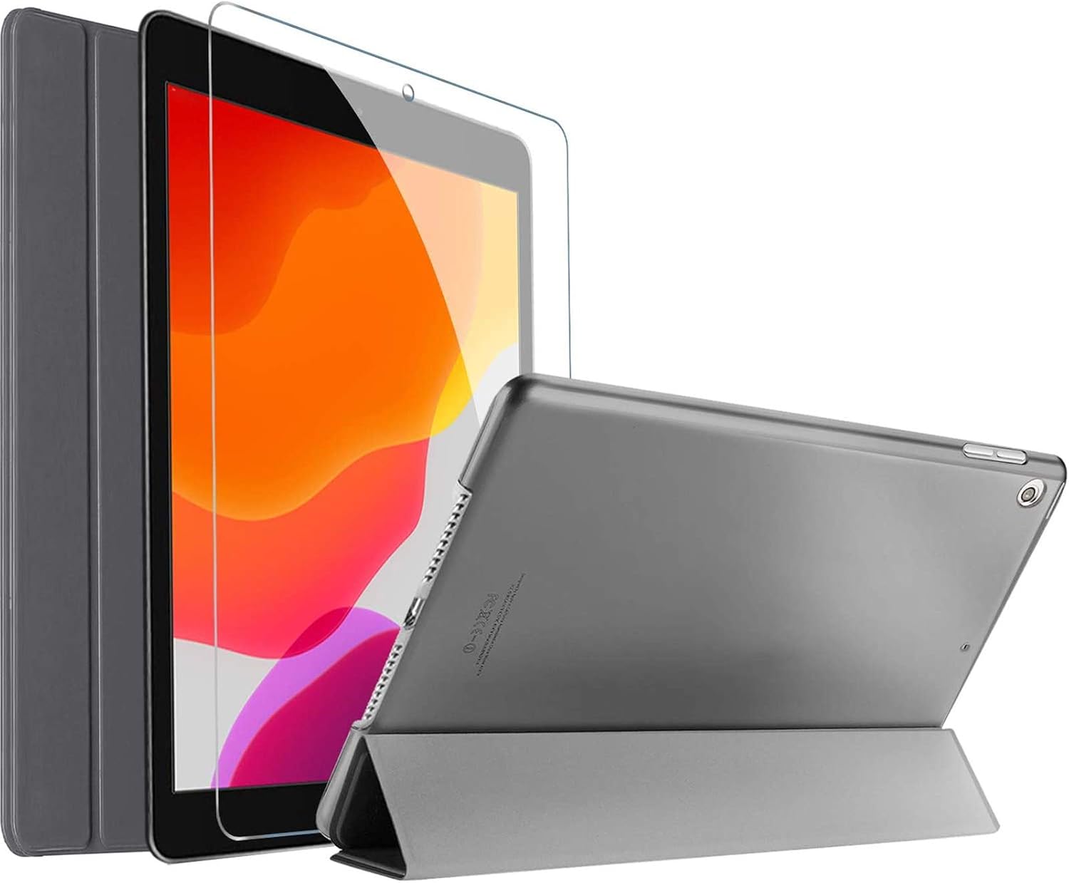ProCase iPad 10.2 Inch Case with Tempered Glass Screen Protector