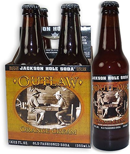 JACKSON HOLE SODA - OUTLAW ORANGE CREAM (Pack of 10)