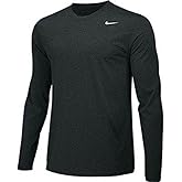 Nike Boys Legend Long Sleeve Athletic T-Shirt (Black, Youth Small)