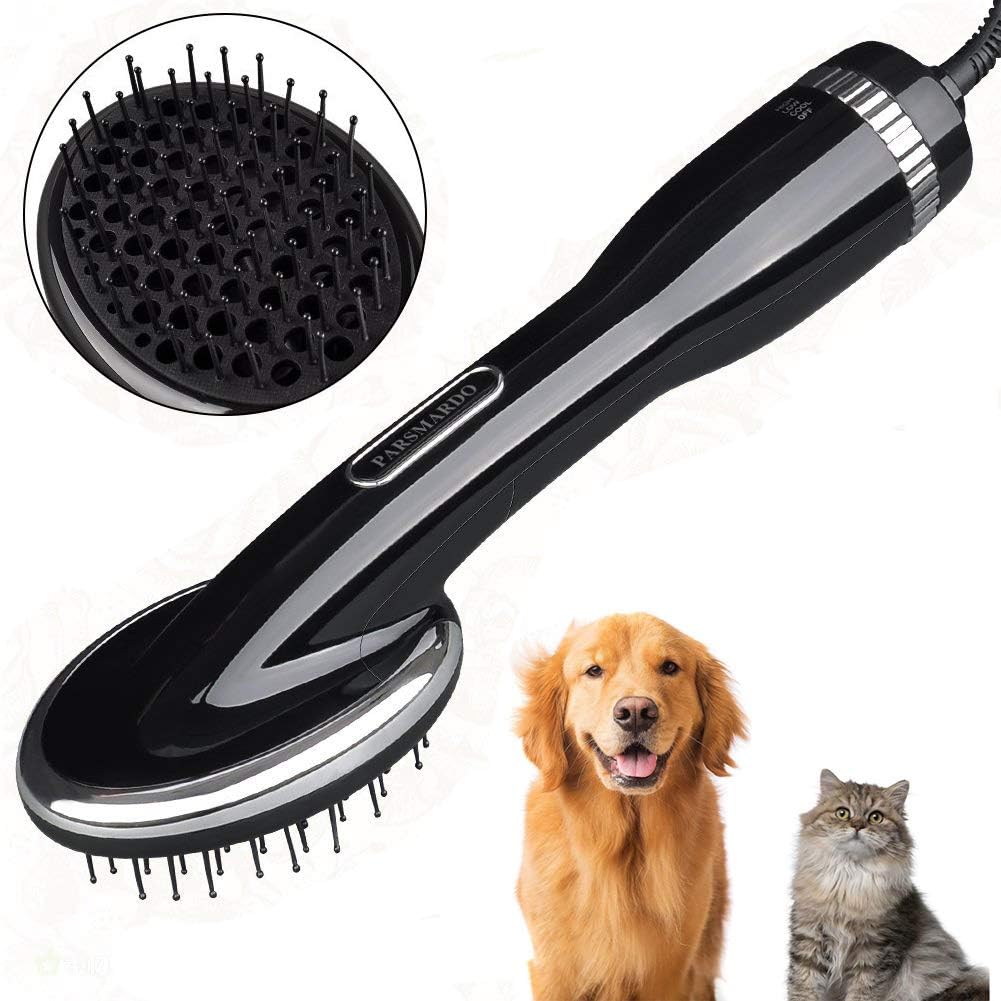 Amazon.com: 2 in 1 Pet Hair Dryer Blower with Brush 1000W Adjustable