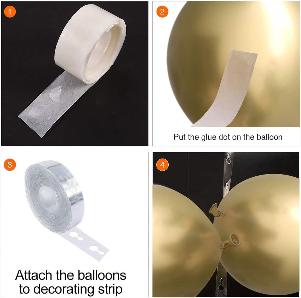 Gold Birthday Party Balloons Kit - Image 5