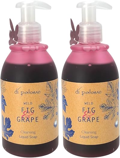 Di Palomo Vegan Wild Fig & Grape Hand Wash 2x240ml - Moisturising Antibacterial