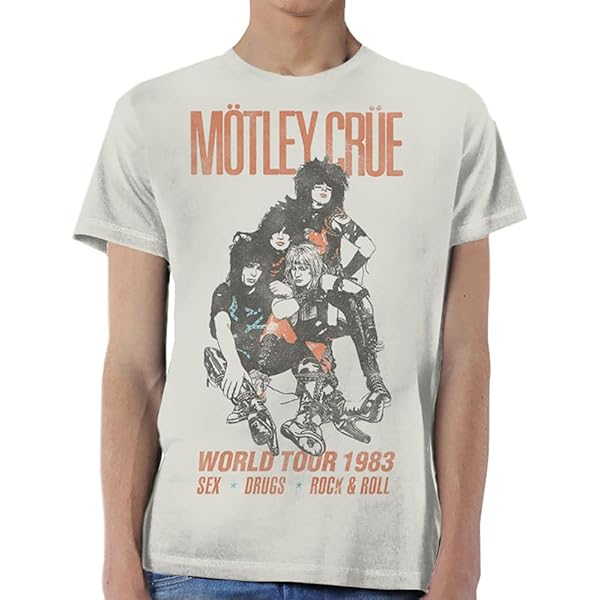【レア】MOTLEY CRUE 2024アメリカツアーTシャツ【Мサイズ】 Amazon.com: Motley Crue Men's World Tour Vintage T-Shirt X