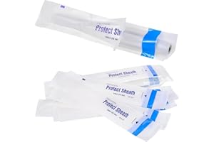 500 Pieces Disposable Protective Sleeves Protective Sheaths Cover A04-6A for Intraoral Camera 5.0 Mega Pixels 6 LED