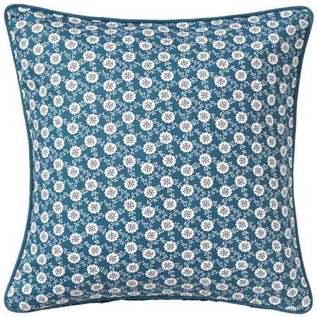 THE BEAUTY STORE IKEA LOVKOJA CUSHION COVER, BLUE,WHITE