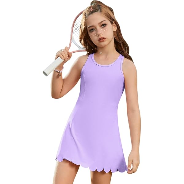 dark purple tennis dress Olaya Sport Resilience Dress