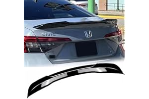 AUTOXBERT Spoiler Wing Compatible with 2022 2023 2024 2025 2026 Honda Civic Sedan Sport Rear Trunk Spoiler Wing Lip for Honda Civic Sedan Accessories (Glossy Black)