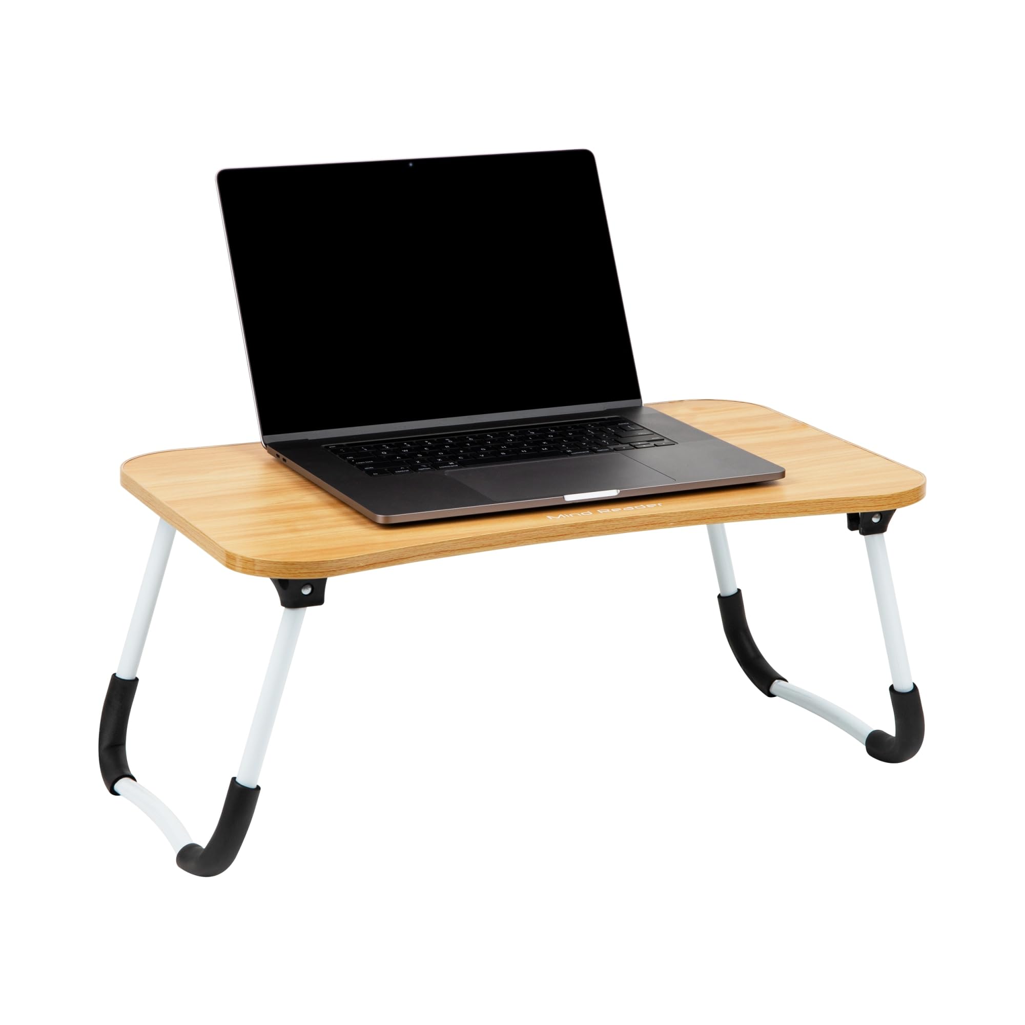 Photo 1 of Mind Reader Lap Desk Laptop Stand, Bed Tray, Folding Legs, Couch Table, Portable, MDF, 23.25" L x 13.75" W x 10.5" H, Beige