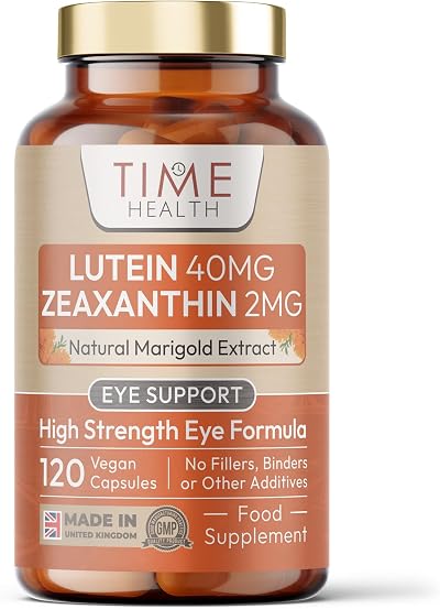 Time Health Lutein 40mg with Zeaxanthin 2mg 120 capsules UK