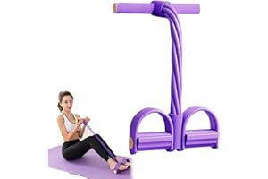 Fashion Puller Exercise, 8 Tube Pedal Resistance Device, Detachable and Adjustable Pedal Resistance Device, Pedal Resistance 