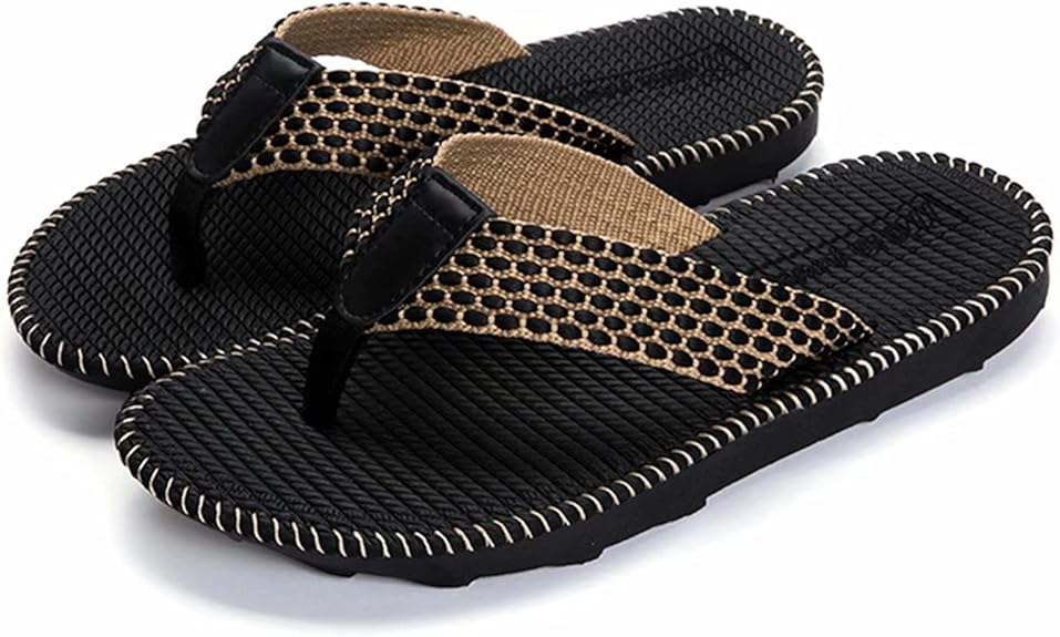 Men's Sandal Flip Flops Rubber Sole Flip Flops for Sea Shoe size 3944