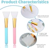 TuseRxln 3 Pcs Silicone Face Mask Brush Flexible Facial Mud Mask Beauty Tool view 3