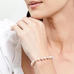The Pearl Source 14K Gold 7-8mm AAAA Quality Round