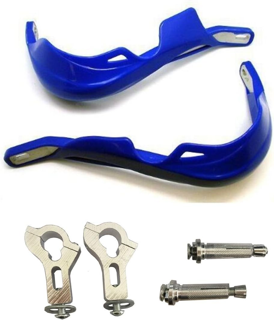 Dual Sport Dirt Bike ATV MX Motocross Enduro Aluminum Inside Hand Brush Guards for Yamaha Suzuki (Blue)