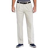 Savane Men's Ultimate Performance Pleated Chino Pants