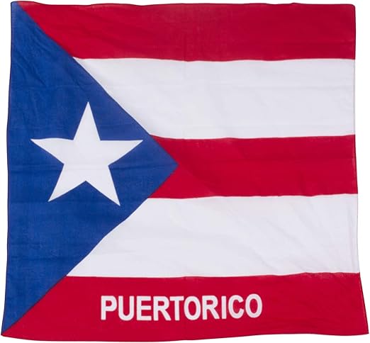 Amazon Com Puerto Rican Bandana Puerto Rico Flag Bandannas
