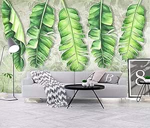 Fotos, Decoración, Creatividad, Moda.Papel Tapiz 3D Minimalista Selva