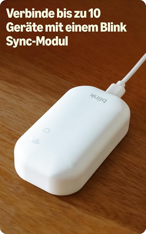 Außenkamera 2K+ (neueste Generation) – Kabellose, intelligente Sicherheitskamera, 2K-Videoauflösung, bis zu zwei Jahre Batterielaufzeit. Sync-Basismodul enthalten – 1-Kamera-System, Weiß