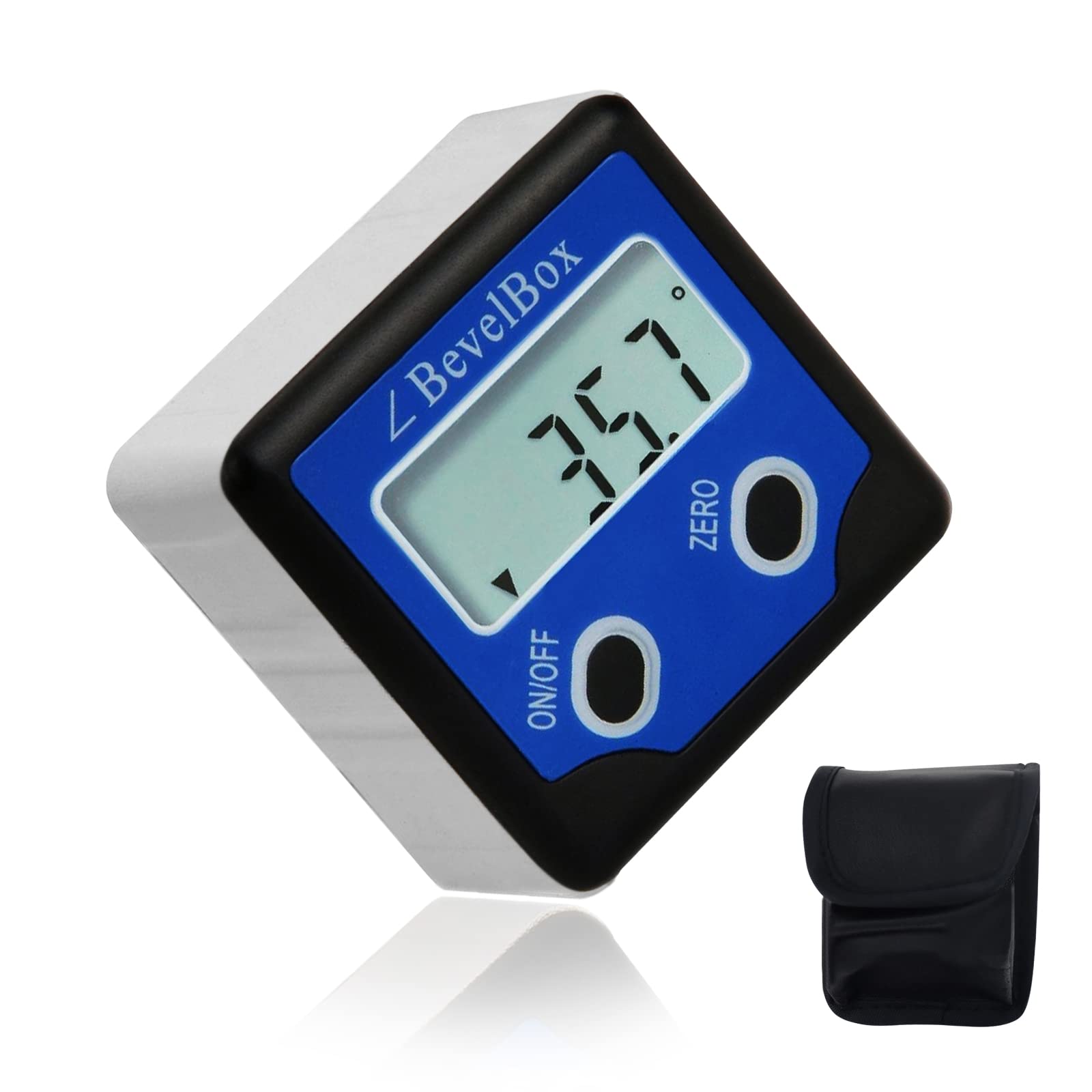 Digital Light Weight Bevel Box Gauge Angle Protractor Magnetic Angle Gage Level/Protractor/Bevel Gauge fo Handyman, DIY Tools