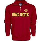 Blue 84 Men's Iowa State Cyclones Quarter Zip Sweatshirt Team Color, Team Color, Medium