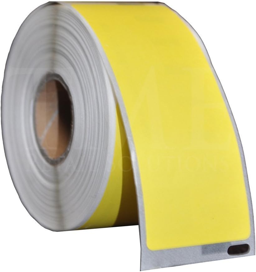 1 x Coloured Dymo Sieko 99012 Compatible Address Label Rolls - 36mm x 89mm - for All LabelWriter 4XL 450 400 330 320 310 Turbo Sieko SLP 430 420 240 220 SLP Pro Turbo (260 Labels/Roll) Yellow - MAILERPRO Range (Yellow)