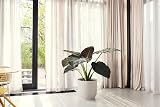 elho Vibes Fold Round 40 Large Plant Pot 100% Recycled Plastic White view 8