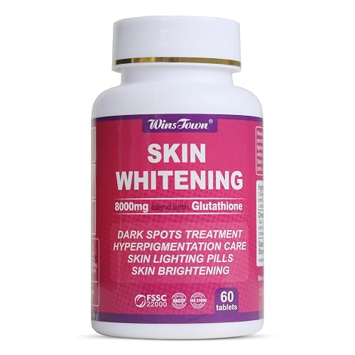 glutathione skin whitening tablets Wins Town Skin Whitening Tablet, 8000mg Glutathione, Skin Lightening  Supplement, Dark Spots, Melasma and Acne Scar Remover, 60 Tablets in Kenya