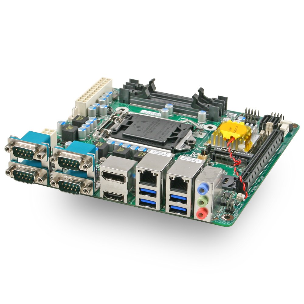 Jetway NF693T Intel H110 LGA1151 Dual LAN Industrial Mini ITX Motherboard with Onboard TPM