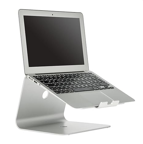Slabo Notebookhalterung Laptopständer für MacBook / MacBook Air / MacBook Pro / Notebooks 'Aluminium' - SILBER