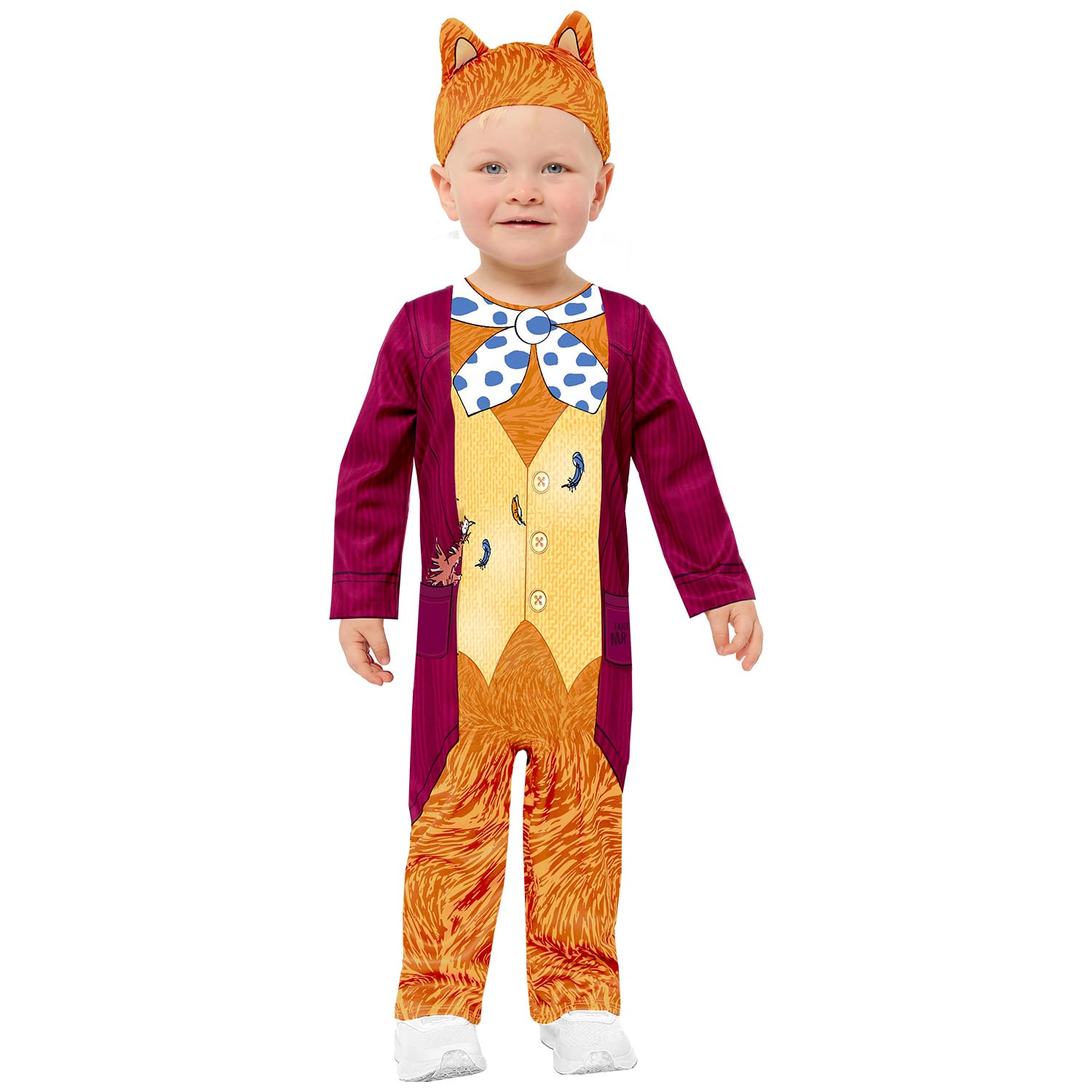 amscan 9916237 - Baby Boy Official Roald Dahl Fantastic Mr Fox World Book Day Costume Age: 6-12 Months