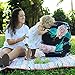 Multi-use Baby Car Seat Cover Canopy and Nursing Cover Breathable Universal Fit, Unisex Stretchy 3- 1 Carseat
