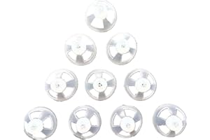 Jungle Care Hearing Aid Ear Piece Open Domes 12mm 10-Pack Comfortable PSAP (Personal Sound Amplifiers Product) Kit Ear Tips Invisible, Perfect for Open Air (Open fit), except for RIC