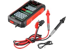 FS899L Digital Multimeter 6000 Counts, Rechargeable Auto-Ranging Volt Meter With Recording And Monitoring Data Mode, Resistan