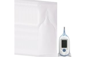 MINDPET-MED 100pcs Disposable Digital Thermometer Probe Covers for Accurate and Hygienic Rectal Thermometer Measurements, Wrap Around The Thermometer's Entire Body